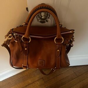 Dooney & Bourke Tan Leather Satchel
